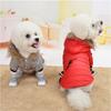 Winter Dog Clothes Lightweight Dog Coat Cotton Jacket for Small Dogs Outdoor Pet Cat Puppy Clothing with Hooded in Cold Weather