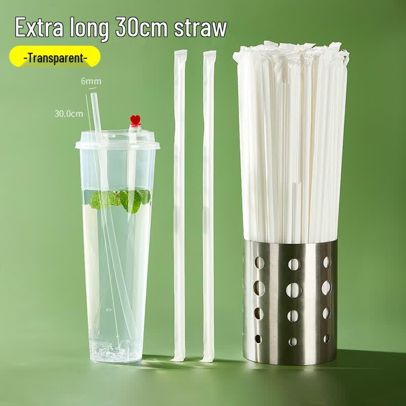 Bo Zhen Chef Disposable Extended Milk Tea Straws