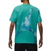 Nike Printed Pattern Loose Fit Round Neck Short Sleeve T-Shirt Women Tops Washed-Blue HJ0188-392