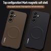 For Samsung Galaxy A17 5G Case Luxury Car Magnetic Holder Phone Case For Samsung A17 4G TPU Silicone Shockproof Back Cover Coque