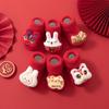 Newborn Baby Red Terry Cotton Socks: Plus Velvet, Thickened, Autumn/Winter Style