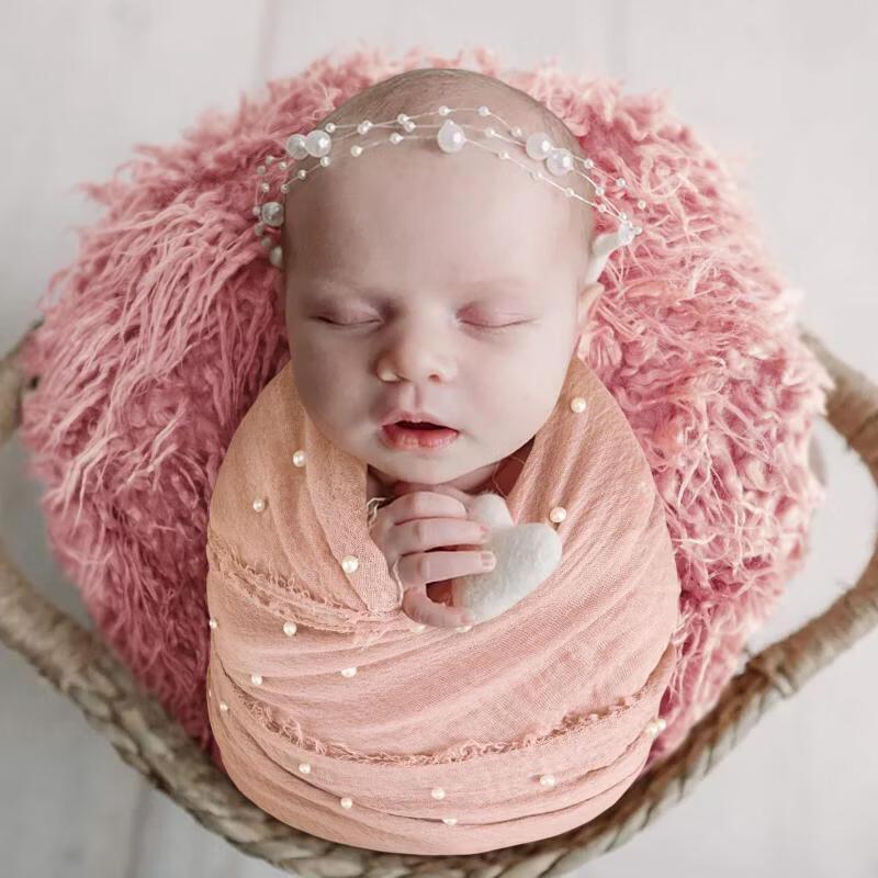 

OLOEY Baby Photography Pink 3-Piece Swaddle Set