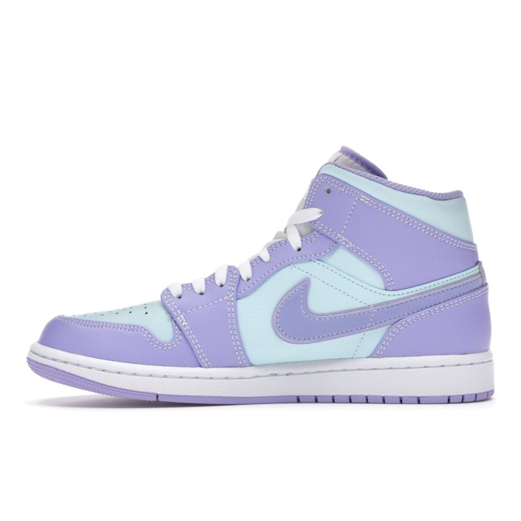 Air Jordan 1 Mid Purple Pulse Men Sneakers Arctic-Punch Glacier-Blue 554724-500