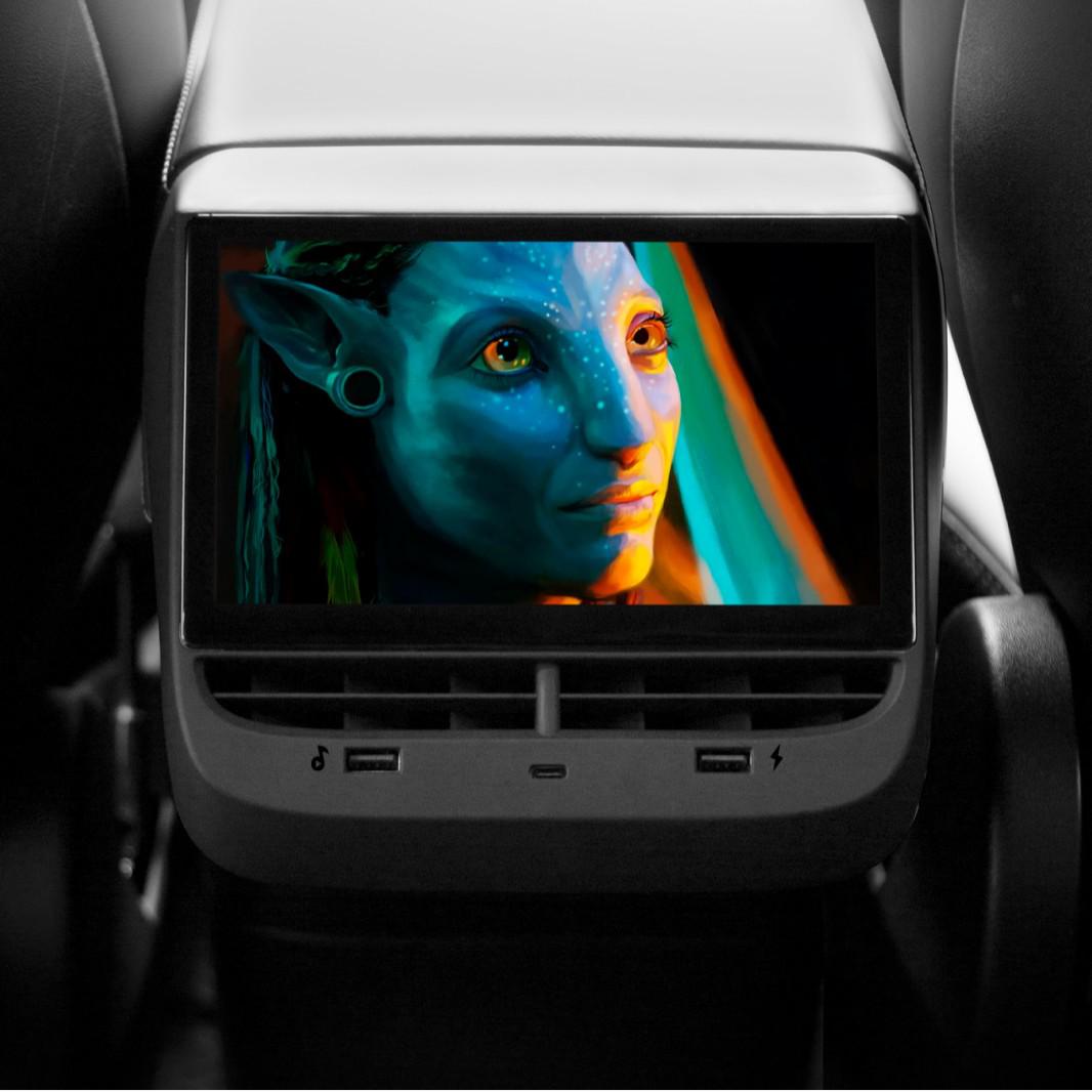 Tesla Model Y/3 Rear Seat 7-inch Smart Entertainment Screen with WiFi Yes