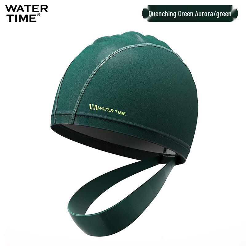 WATERTIME Wasserdichte PU-Badekappe für Damen