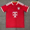 Mens Bayern Munich Home Fan Soccer Jersey Short Sleeve Football Uniform Bamboo Fiber Sportswear