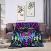 VOX H-Hazbin Hotel Alastor Game Blanket  Super Warm Throw Blanket for Living Room Decorative Graphic Bedspread Sofa Bed Cover