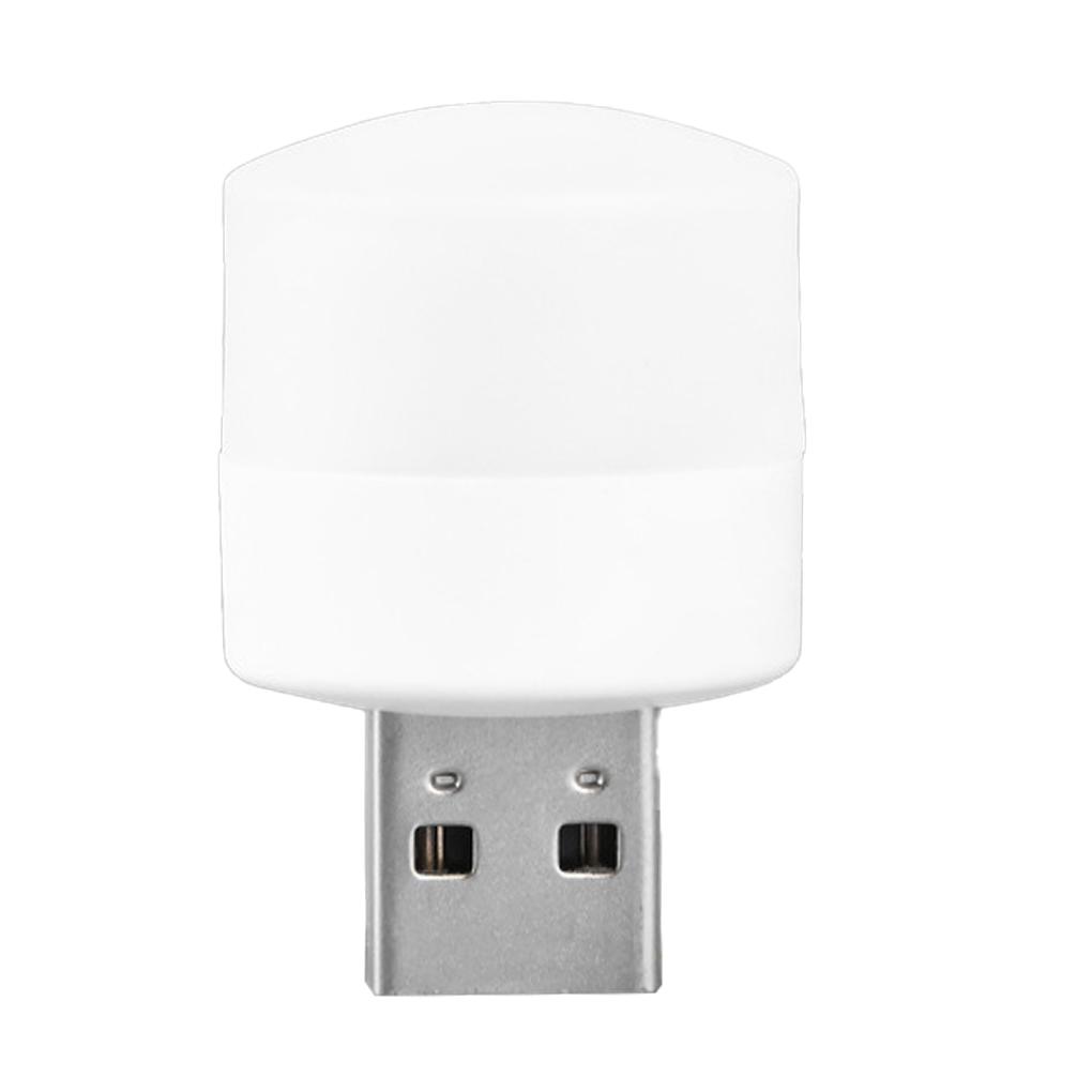 USB Лампа-вилка 1 Вт 1 А Осветительное устройство 5 В Зарядка мобильного телефона Маленькие книжные лампы Ночник Круглый ABS Гибкий свет для чтения
