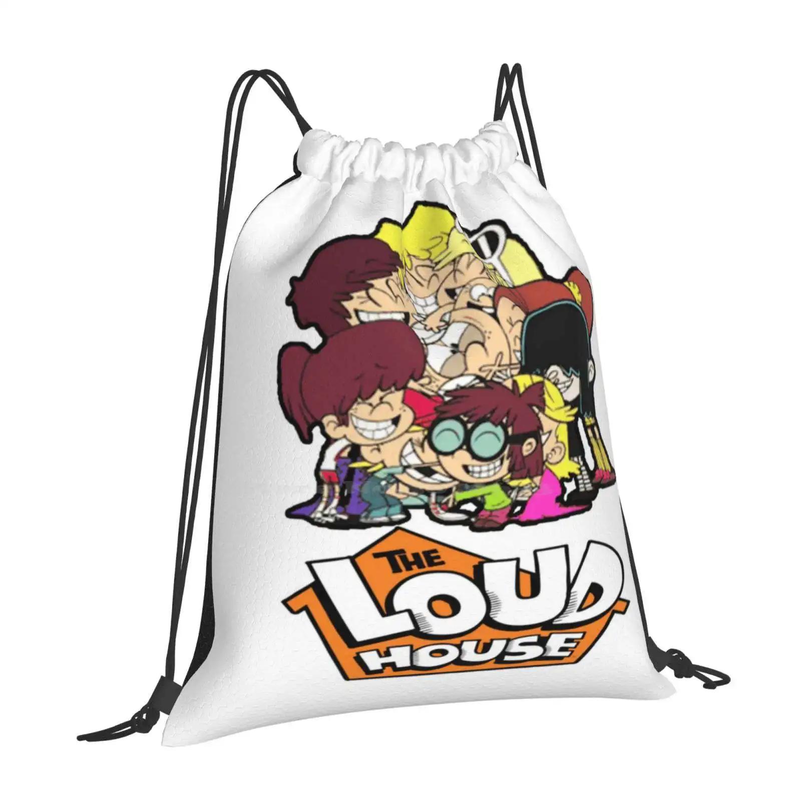 Fuuny Backpacks For School Teenagers Girls Travel Bags 1 Netflex 2 3 4 5 Loud Sisters Loud Sisters Loud Sisters Loud Sisters OneSize