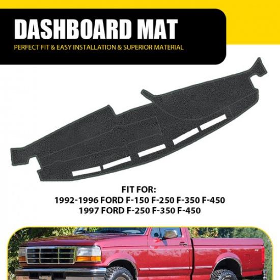 

Dash Cover Mat Dashboard For Ford Truck F150 F250 Bronc 1992-1997