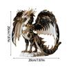Acrylic Dragon Figurines Sculptures Lovely Animal Statues Decorative Ornaments for Living Room,Bedroom Home Decorations