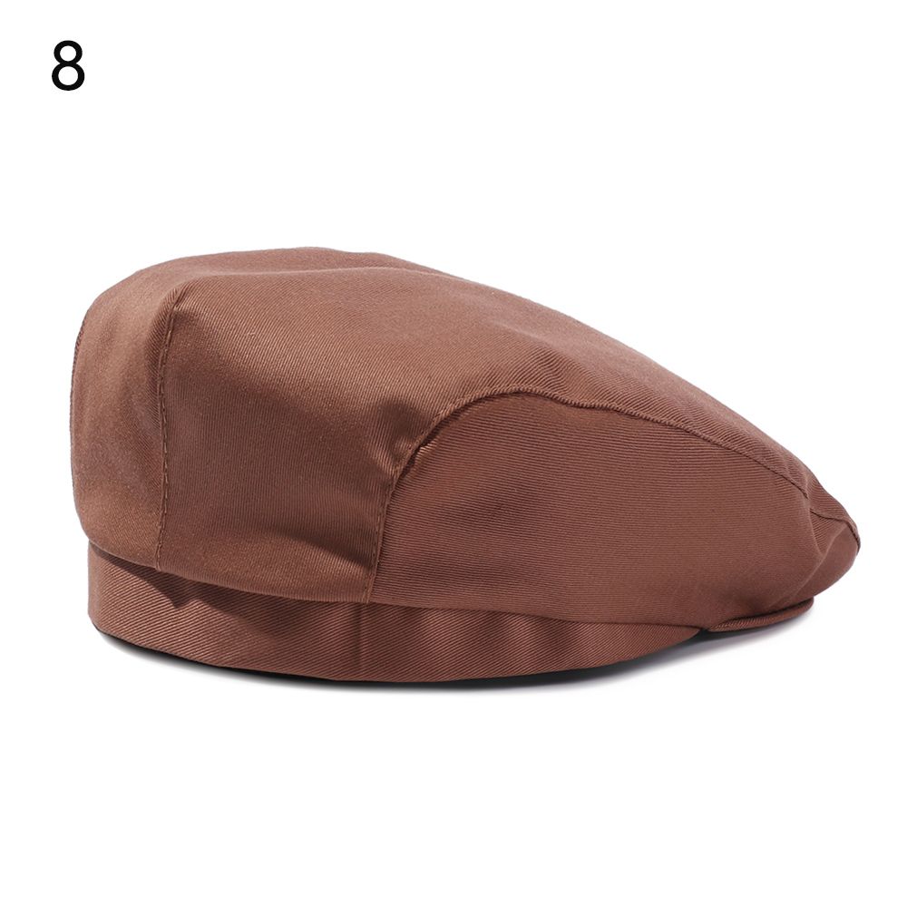 Hotel Bakey Cafe Cotton Chef Berets Mesh Patchwork Work Wear Hats Waiter Caps