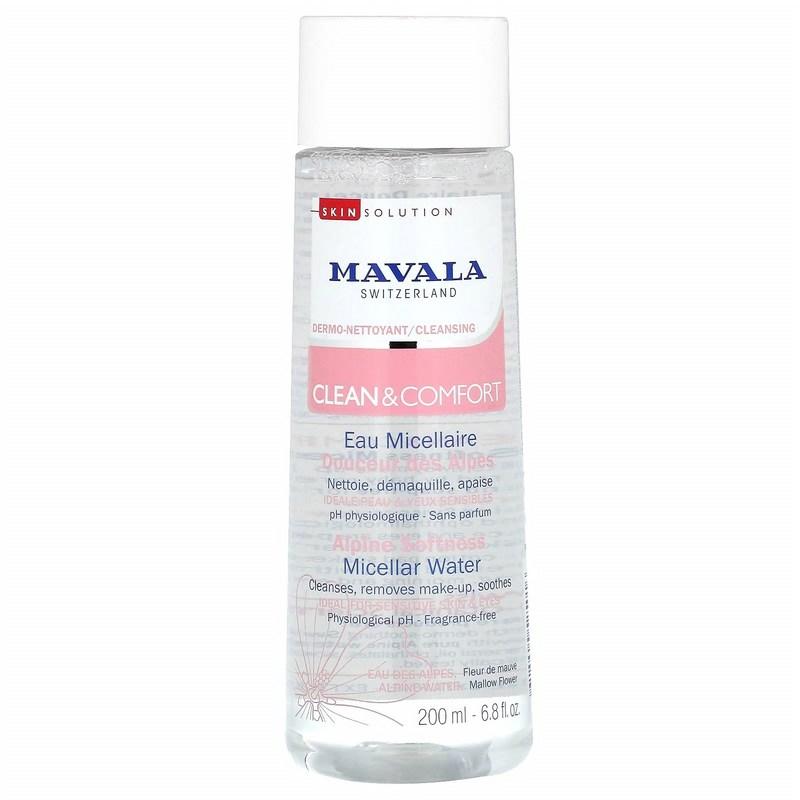 Mavala Clean & Comfort Micellar Water Fragrance-Free 200ml (6.8 fl oz)