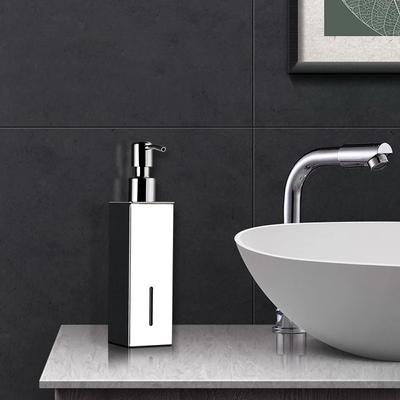 Chrom/Gebürstet/Schwarz Edelstahl Flüssigseifenspender Shampoo Badezimmerzubehör Hotelbeschläge Waschen Tragbare Maschine