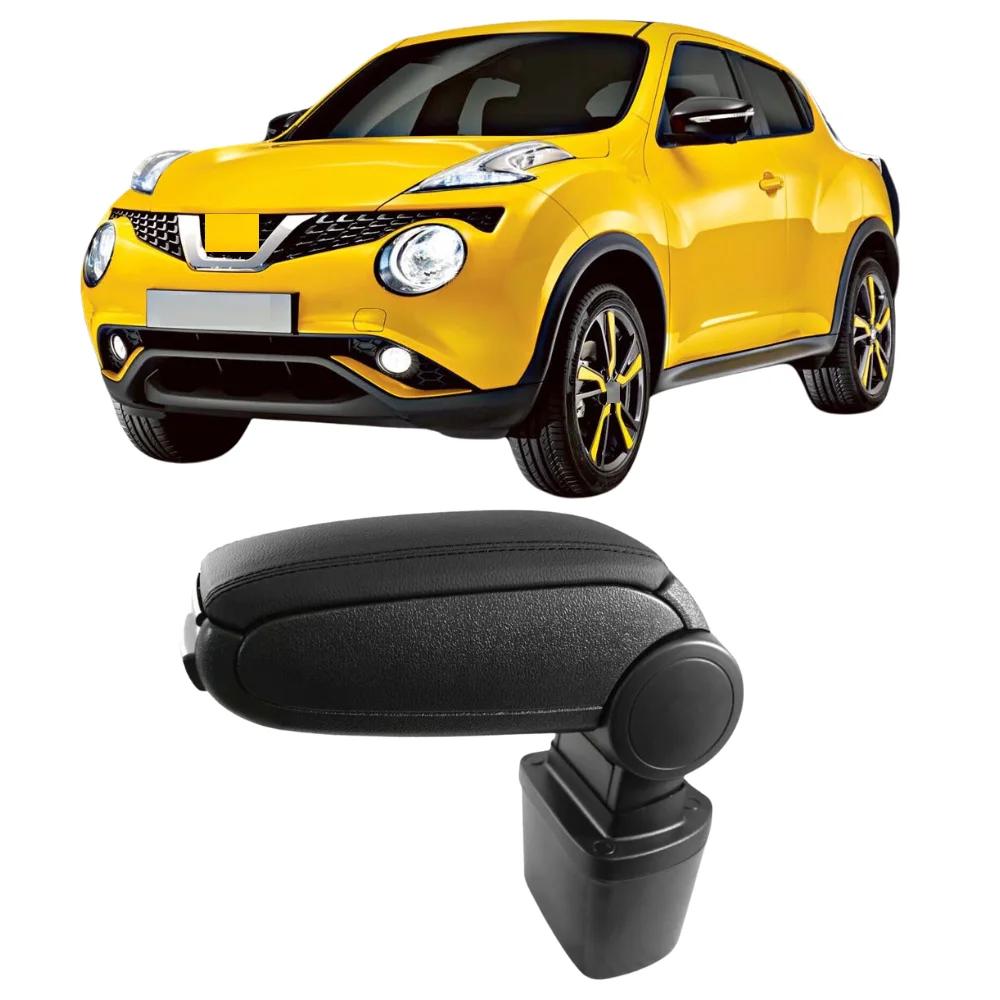Voor Nissan Juke 2010-2019 Zwart Kunstleer Armsteun Armsteun Middenconsole Originele Pasvorm Auto Interieur Accessoires Vervanging
