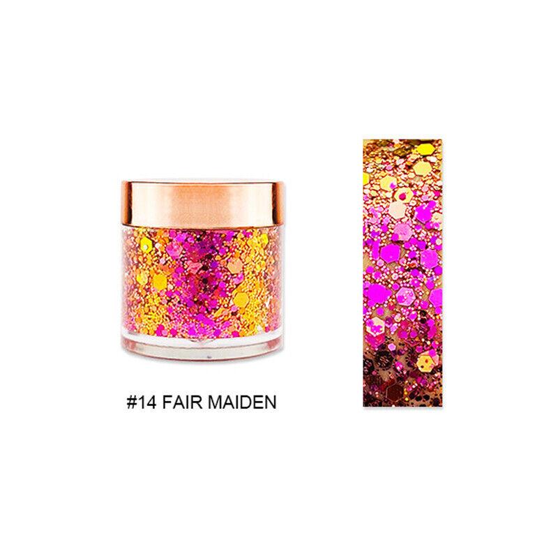 Multichrome Chameleon Eyeshadow Face Body Makeup Shining Aurora Pigment Chrome