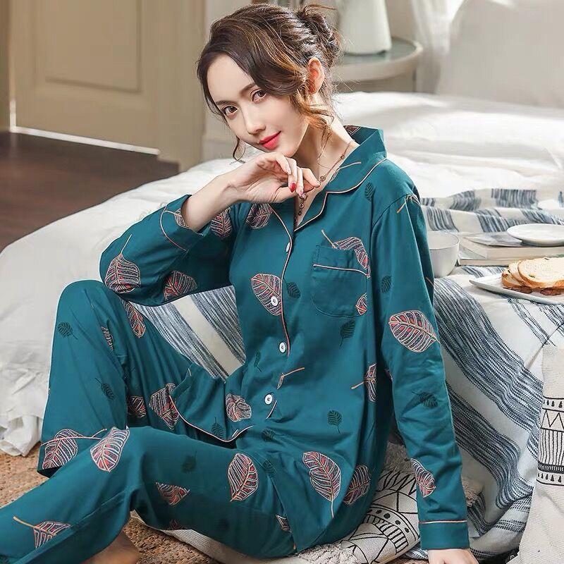 100% Pure Cotton Pajamas Men's Long-sleeved Spring and Autumn Korean Version Plaid Casual Large-size Winter Men's Loungewear Suit