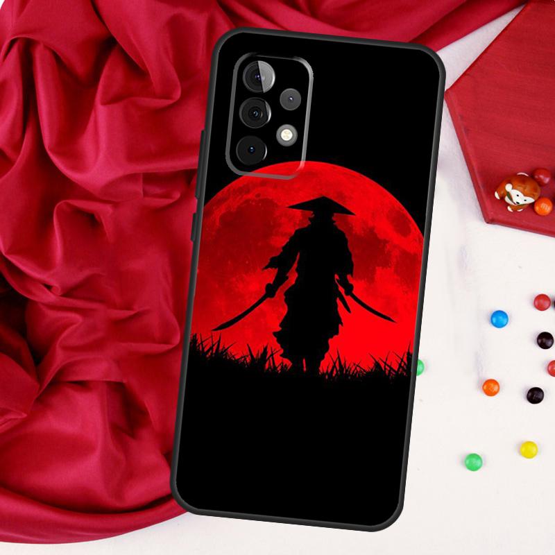 Japan Samurai Ninja For Samsung Galaxy A52 A32 A22 A54 A14 A16 A26 A36 A56 A55 A35 A05 A06 A15 A53 A33 A13 Case