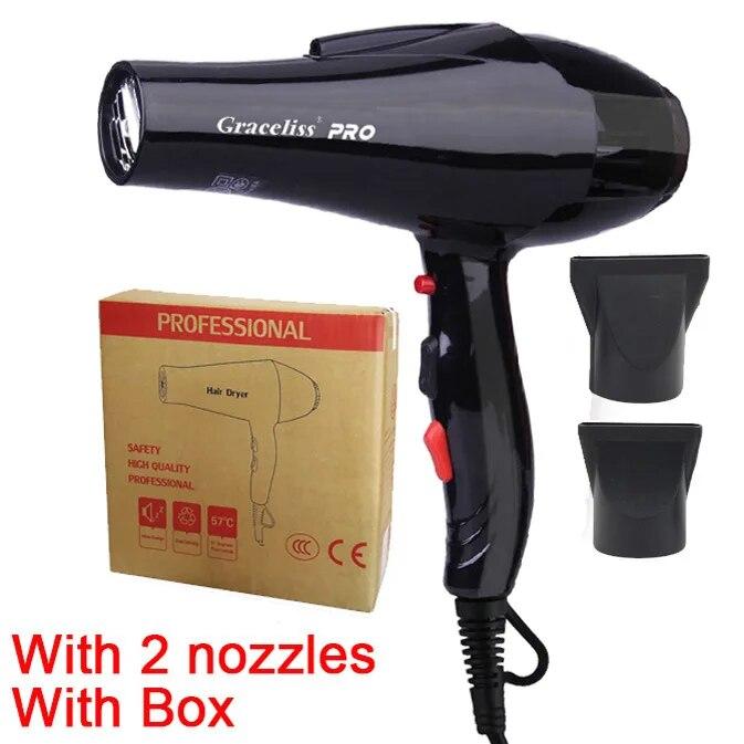 Real 2300w Professional Powerful Hair Dryer Fast Heating  And Cold Adjustment Ionic Air Blow Dryer For Hair Salon Use