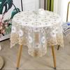 Small Round Table White Lace Tablecloth Coffee Table Bedside Table TV Dust Cover