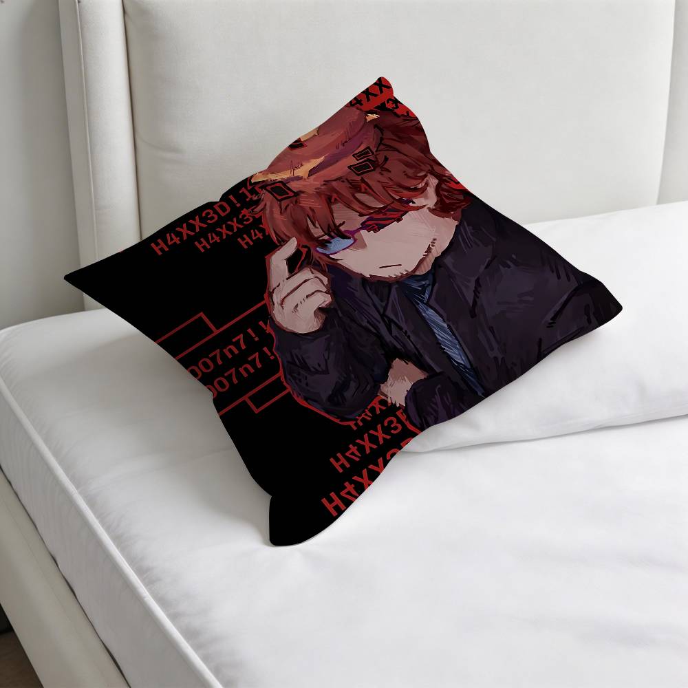007n7 CCustomizable Square Pillow Cover Decorative Throw Pillow Case for Sofa Couch Bed Home Car Living Room Decoration