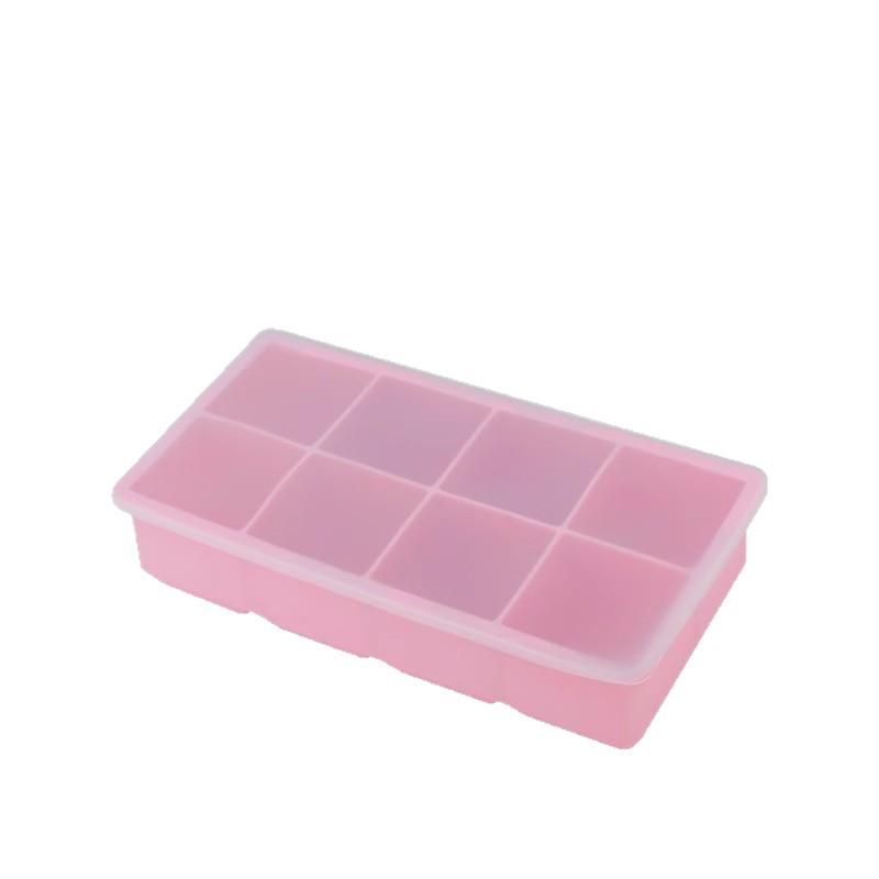 Große Silikon-Eiswürfelform in Lebensmittelqualität mit Deckel - Neukundenangebot: ¥5 Rabatt, Wer zuerst kommt, mahlt zuerst