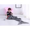 Kids Shark Blanket With Acrylic Material For Childrens Bedroom Use