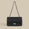 High-quality Top-grain Leather Shoulder and Crossbody Bag, Genuine Leather Women's Bag,-style Quilted Chain Bag, New Women's Bag