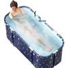 Rectangular Folding Bathtub for Adults and Children - No Installation Required, Full Body Thickened Design.