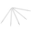 5Pcs Double End Acrylic Rod Round Head Clay Indentation Pen   Sculpting Dotting Tool (Black)