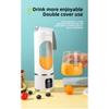 15.22 Oz Rechargeable Mini Blender] Portable USB Rechargeable Mini Blender and Juicer - 3 Modes, Digital Display, 6/12 Blades, Safety Lock