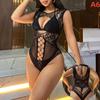 Womens Hot Sexy Fishnet Lingerie Mesh Mini Dress Crotchless Bodystockings Bodysuit Tights Sexy Dress Costume Outfits Lace Lingerie