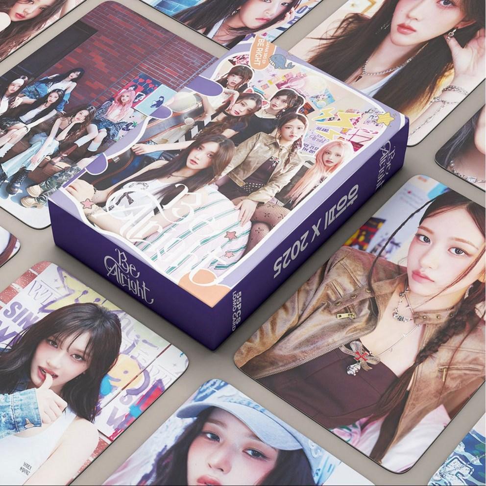 2025 Ive New Collection Photocard An Yu-jin Jang Won-young Autumn Ray Leez Lee Seo Photocard 55 Sheets Domusong Sticker 10 Sheets BE ALRIGHT SECRET