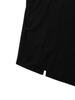 Eogeulliswedou Asymmetrical Button Shoulder Top (Black)