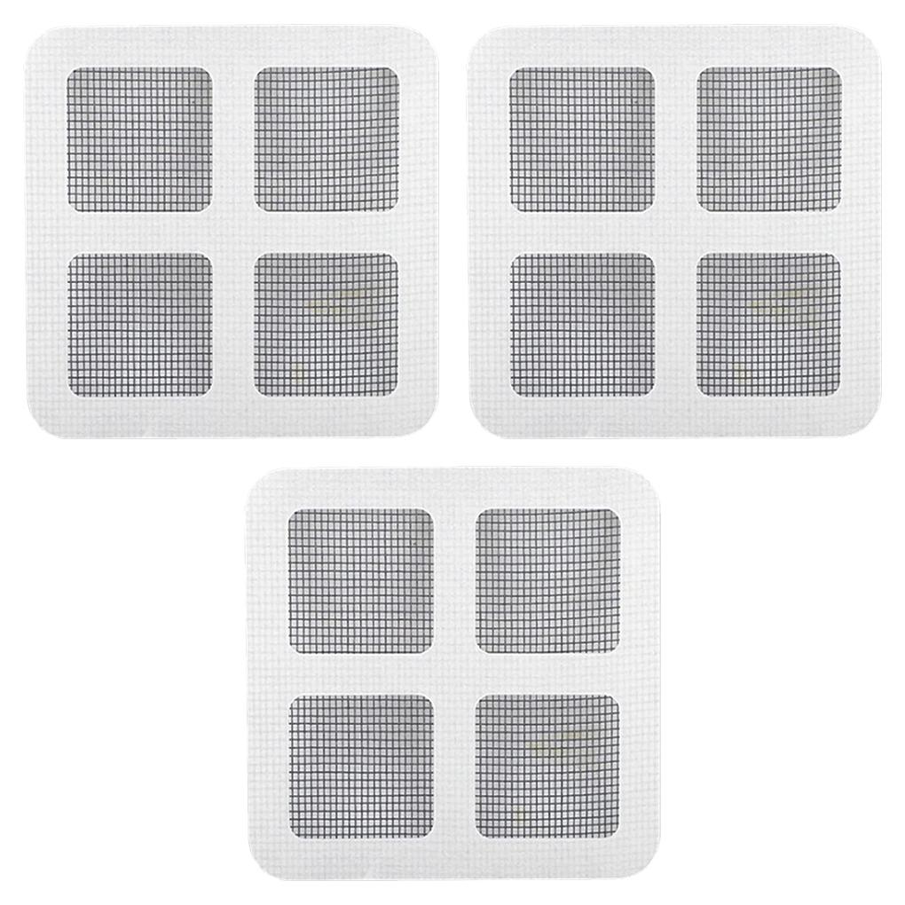 Window Net Screen Self-adhesive Covering Patch Stickers Strong Stickiness Anti-insect Mesh Repair Sticky Patches Screens