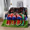 Atletico Madrid Blanket Soft Cozy Great For Office Couch Bed For All Occasions Digital Print Gift For Travel Home Birthdays