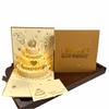 3D Light Birthday Card Folding Type Pop Up Gift Message Cards with Envelope with Musical Greeting Cards Birthday Party Supplies