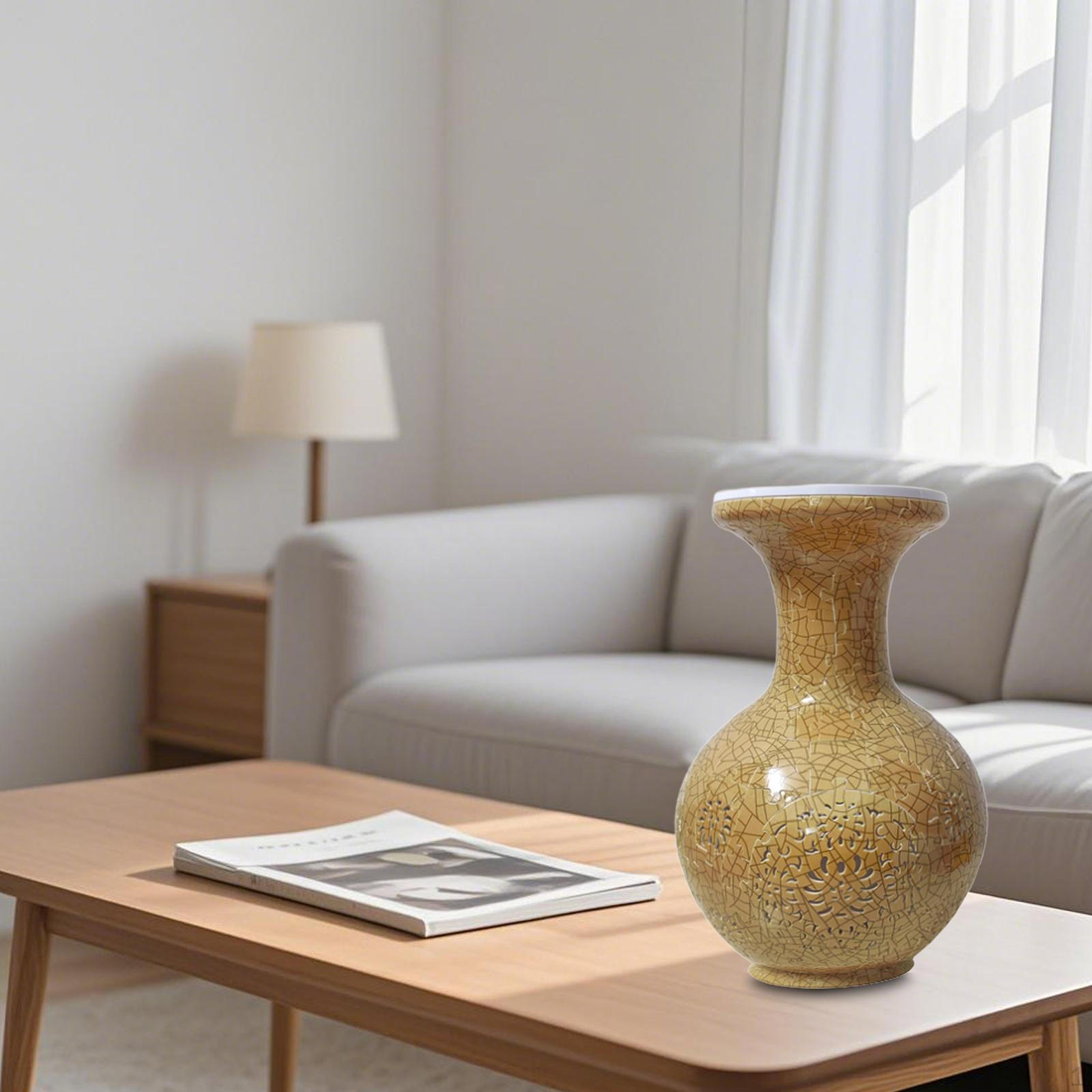 

3D Puzzle Flower Container for Home And Office Decoration коричневий