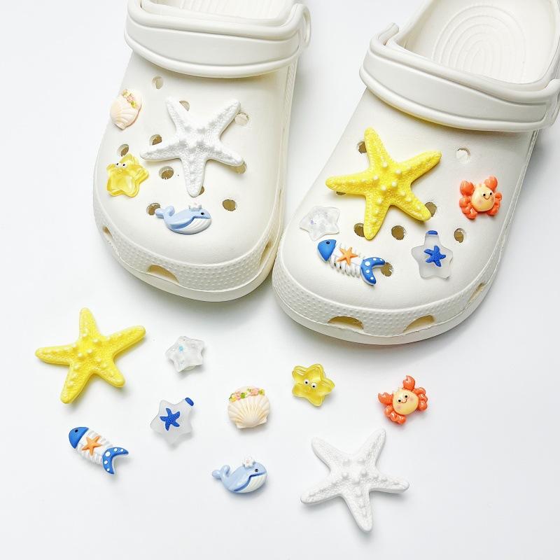 1set New Flower Bow Shoes Decoration DIY Removable Shoe Buckle Personalized Shoe Charms Set Fashion