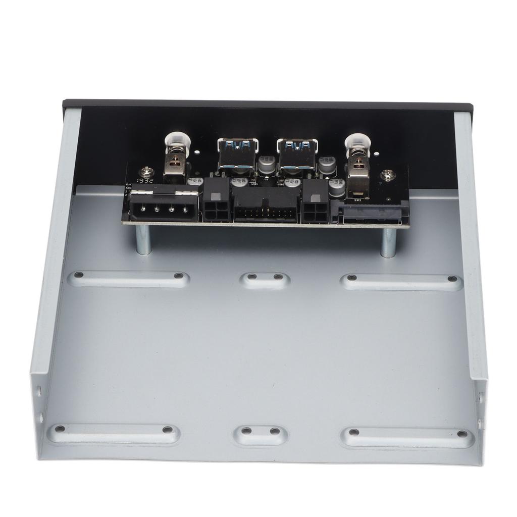 USB Front Panel Adapter 2 Ports USB3.0 Stable Reliable Independent Switch Convenient Practical