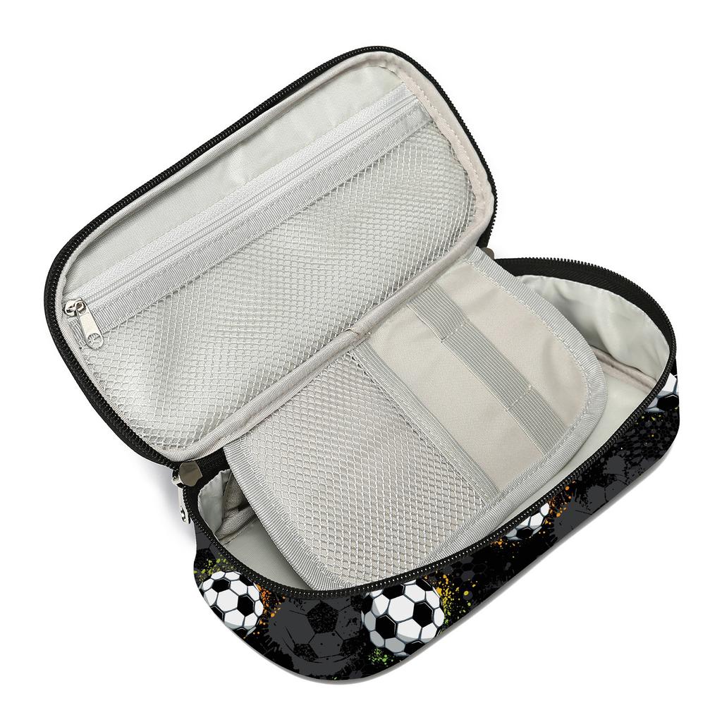 Fußball Fußball Grundschüler Federmäppchen Digitaldruck Cartoon Kinder Schreibwaren Etui Federmäppchen