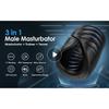 HESEKS Penis Training Vibrator with APP Control Male Masturbator Sex Toys Glans Trainer Cock Ring For
