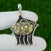Natural Ocean Jasper Gemstone Pendant 925 Sterling Silver Jewelry For Women