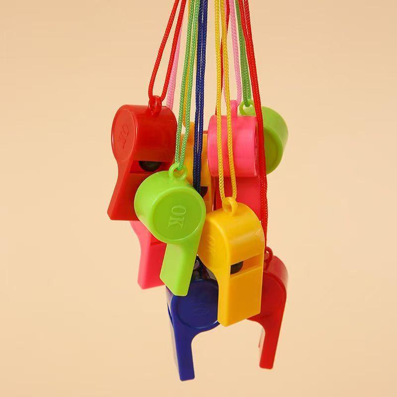 Прочный пластиковый универсальный свисток: Спорт, Судья, Поддержка, Выживание красный