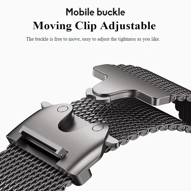 Milanese Loop Strap for Apple Watch Ultra 2 band 49mm 45mm 46mm 44mm 42mm 41mm 40mm 38mm Bracelet iWatch series 10 9 8 7 6 5 SE