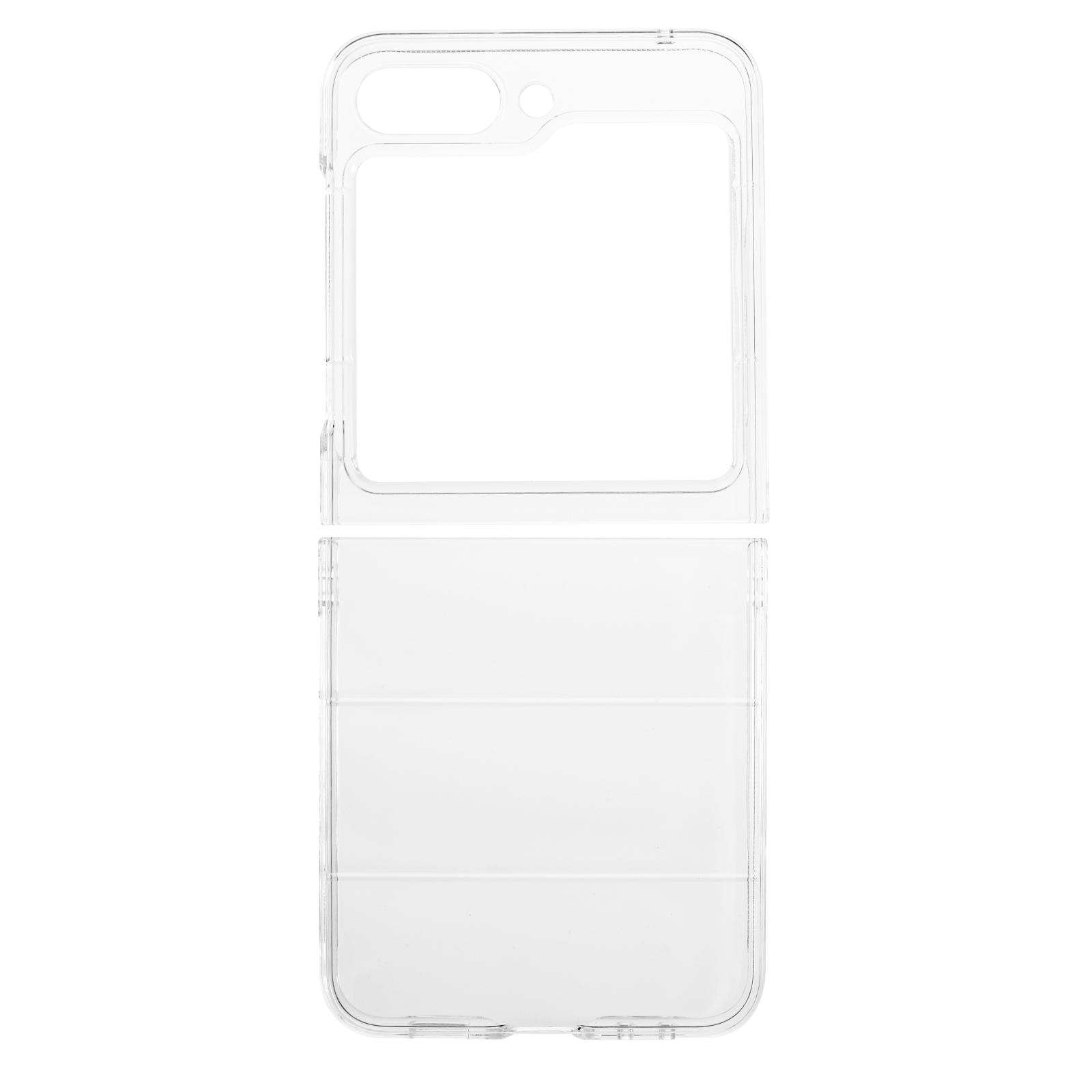 

For Samsung Galaxy Z Flip5 5G Clear Phone Case Anti-Scratch Hard PC Back Cover A