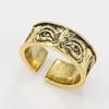 Simple Eyes Staring Ring Men's Ins Style Dark Wind Ring Opening Adjustable Ring