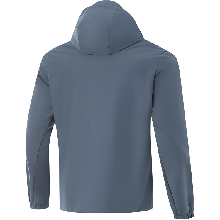 Li Ning Fitness Series Comfortable Windbreaker Men Outerwear Luo-Dai-Qing AFDU825-3