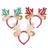 Christmas Antler Headband with Bells for Adults & Children – Festive Holiday Party Accessory