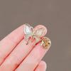 Schmetterlingsbrosche Anti-Licht Schnalle Pin Feststecker Kleidung Strickjacke Luxus Kragenpin Premium Brosche Yiwu Schmuck